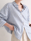 French Stripe Linen Shirt — BL1002