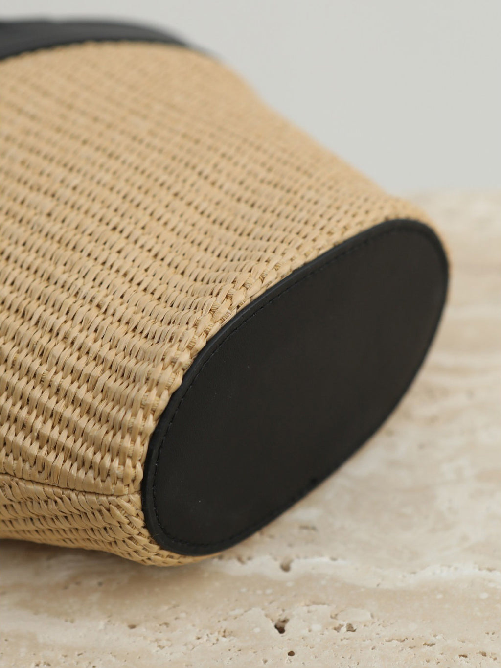 Bicolor Mini Basket Bag — BL1007
