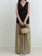 Bicolor Mini Basket Bag — BL1007