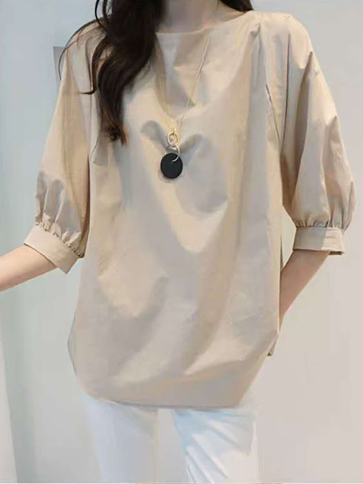 Volume Puff Sleeve Blouse — BL1008