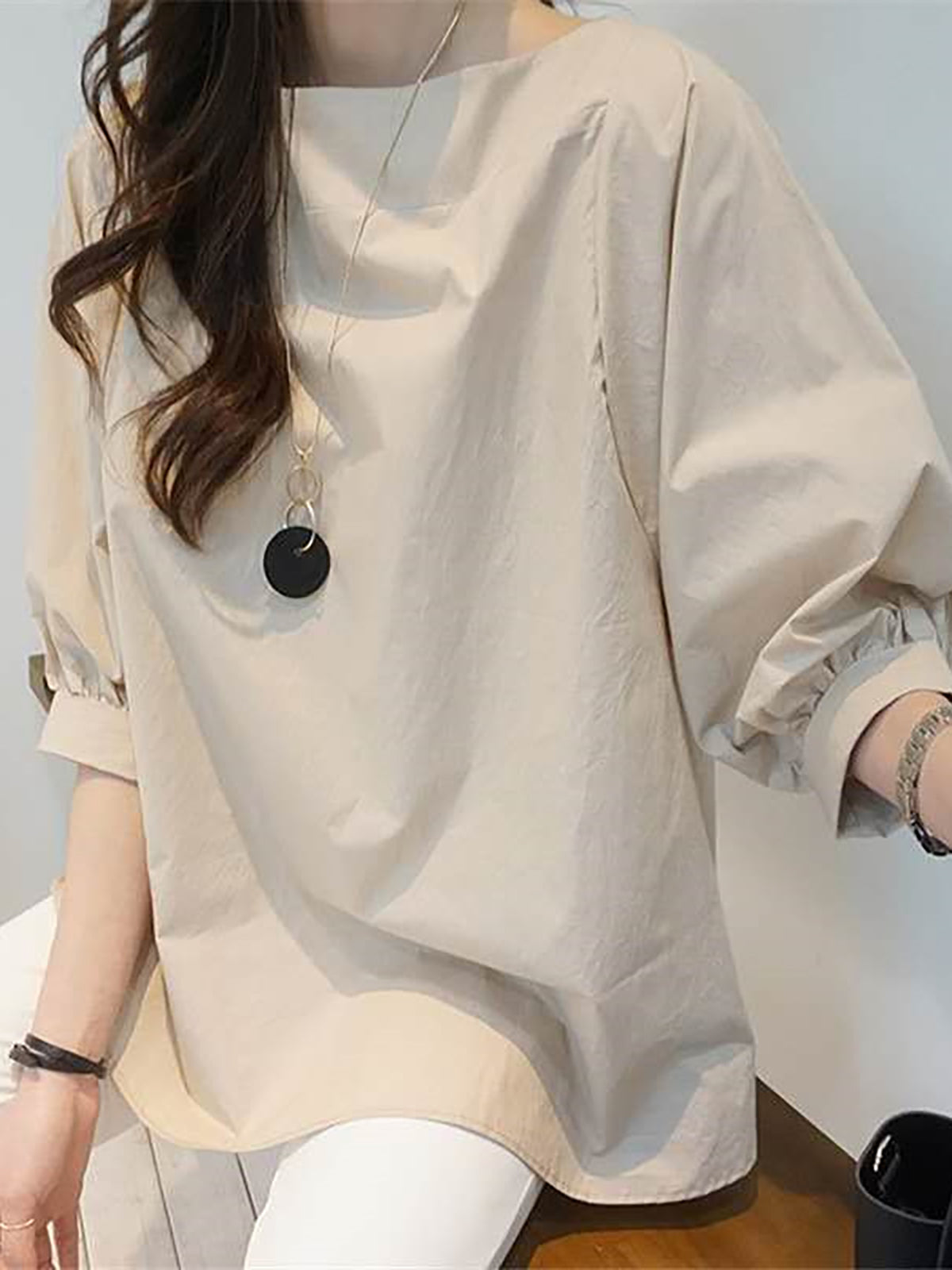 Volume Puff Sleeve Blouse — BL1008