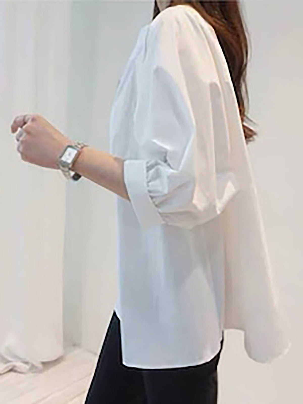Volume Puff Sleeve Blouse — BL1008