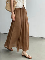 Relaxed Airy Long Skirt — BL1009