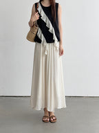 Relaxed Airy Long Skirt — BL1009