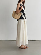 Relaxed Airy Long Skirt — BL1009