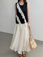 Relaxed Airy Long Skirt — BL1009