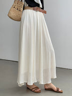 Relaxed Airy Long Skirt — BL1009