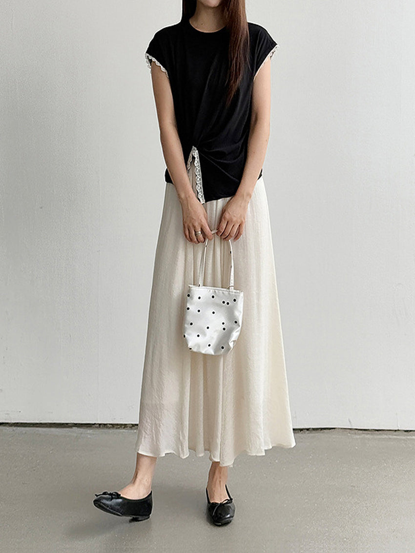 Relaxed Airy Long Skirt — BL1009