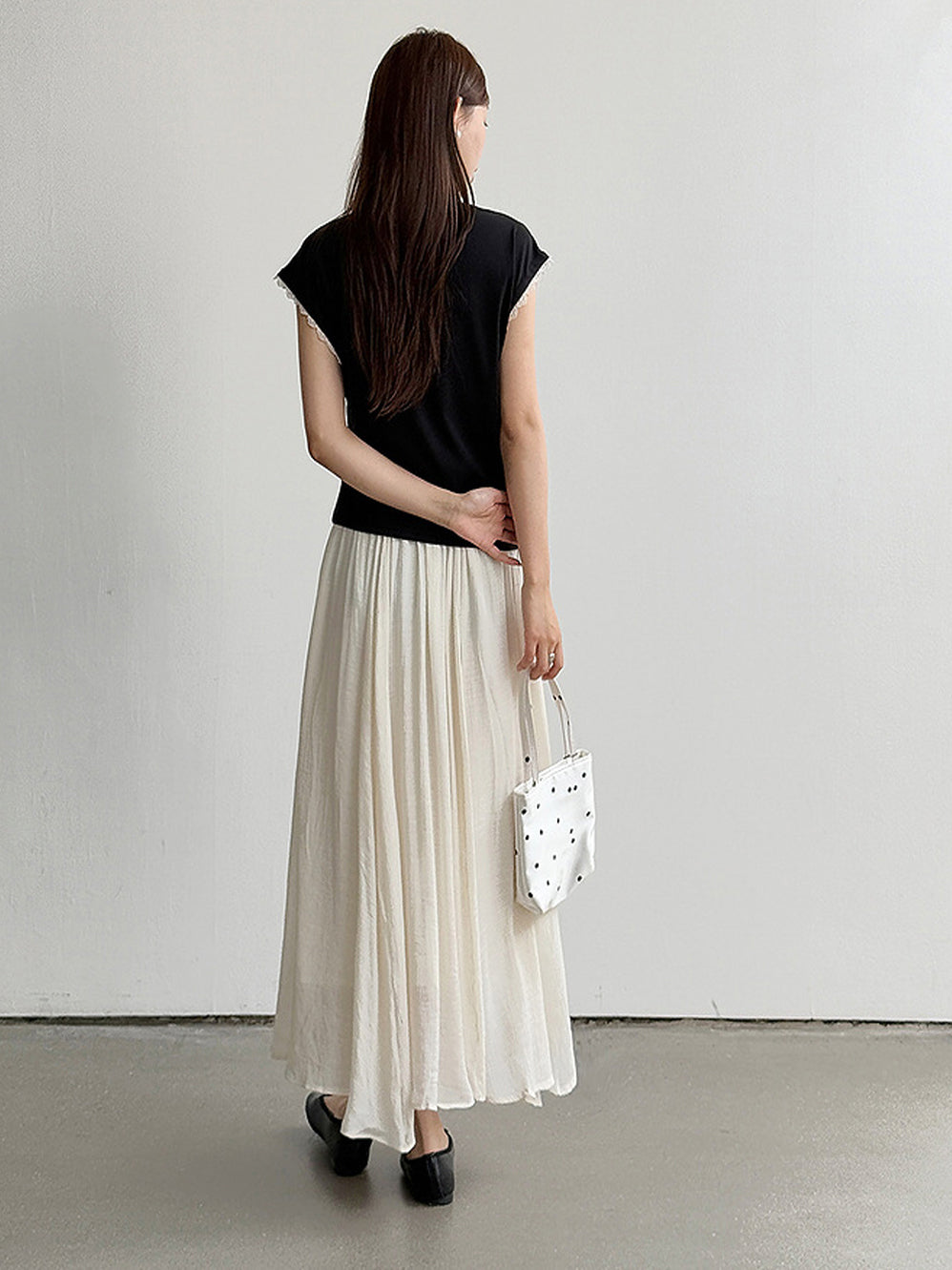Relaxed Airy Long Skirt — BL1009
