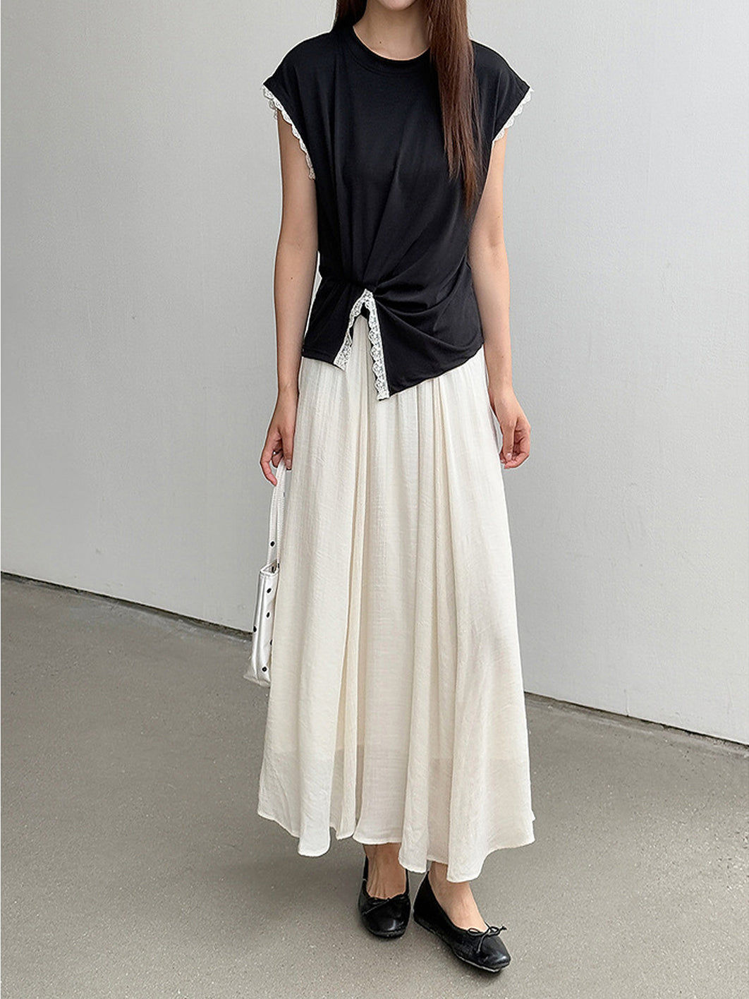 Relaxed Airy Long Skirt — BL1009
