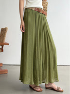 Relaxed Airy Long Skirt — BL1009