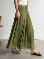 Relaxed Airy Long Skirt — BL1009