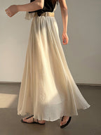 Relaxed Airy Long Skirt — BL1009