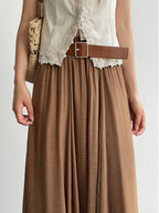 Relaxed Airy Long Skirt — BL1009