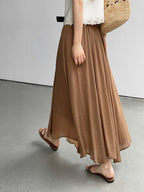 Relaxed Airy Long Skirt — BL1009