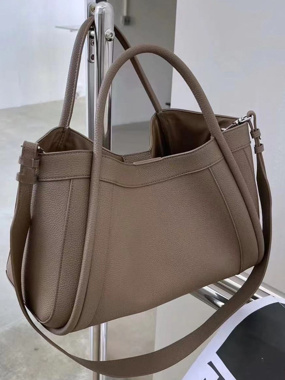 2way Slouchy Basket Tote Bag — BL1012