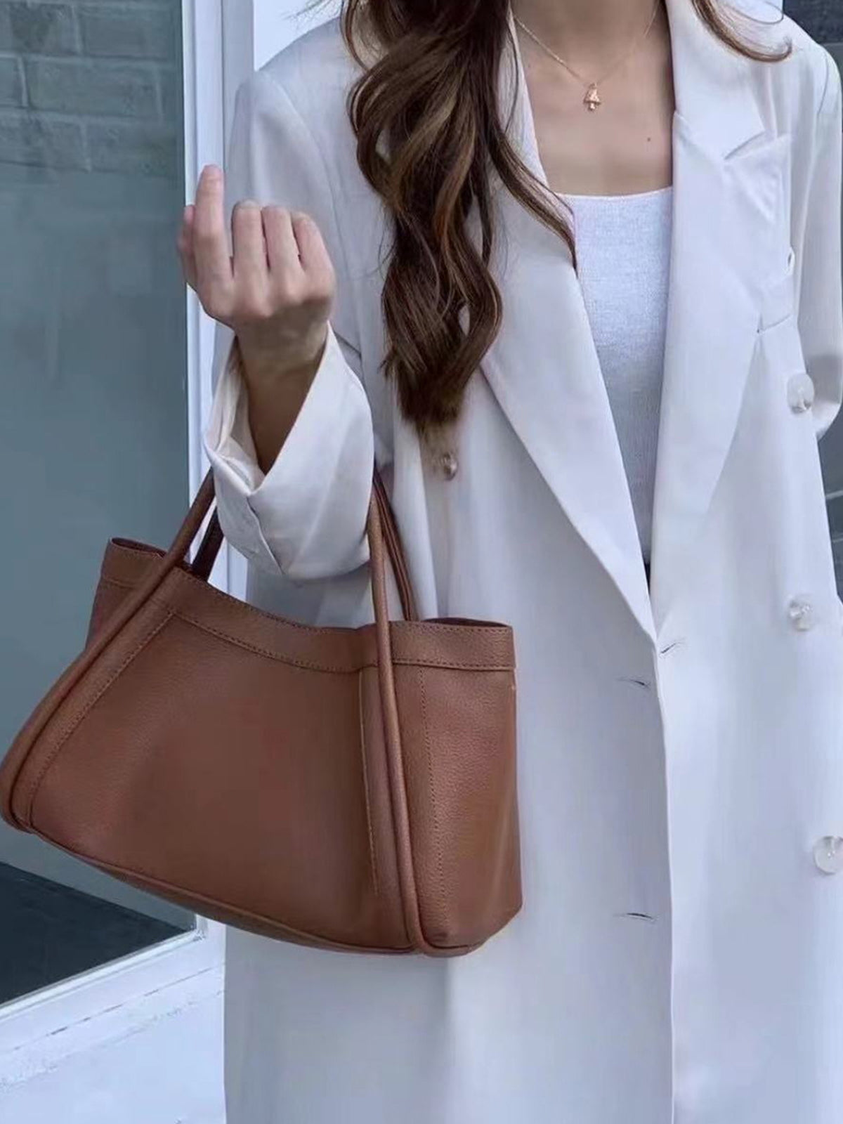 2way Slouchy Basket Tote Bag — BL1012