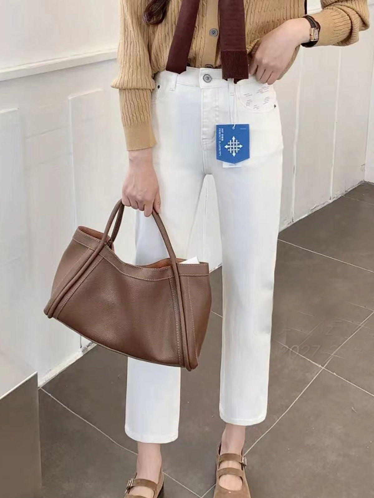 2way Slouchy Basket Tote Bag — BL1012