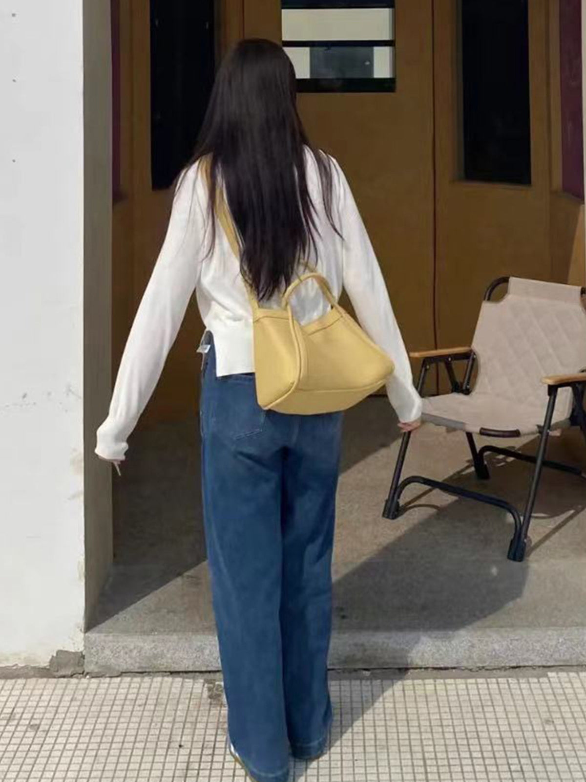 2way Slouchy Basket Tote Bag — BL1012