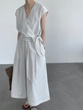 Stripe Cache-Coeur Linen Setup — BL1015