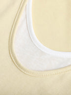 V-Neck Fake Layered Bi-Color Tee — BL1016