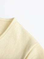 V-Neck Fake Layered Bi-Color Tee — BL1016