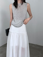 Sheer Layered Maxi Skirt — BL1024