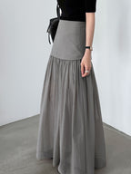 Sheer Layered Maxi Skirt — BL1024