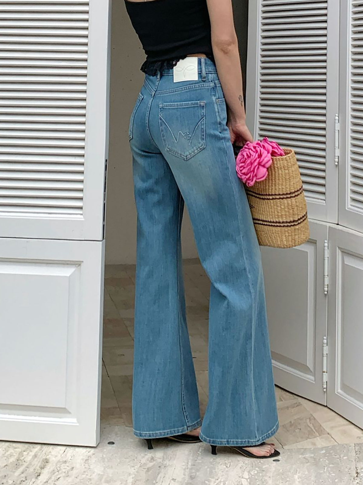 High-Waist Flare Denim — BL1025