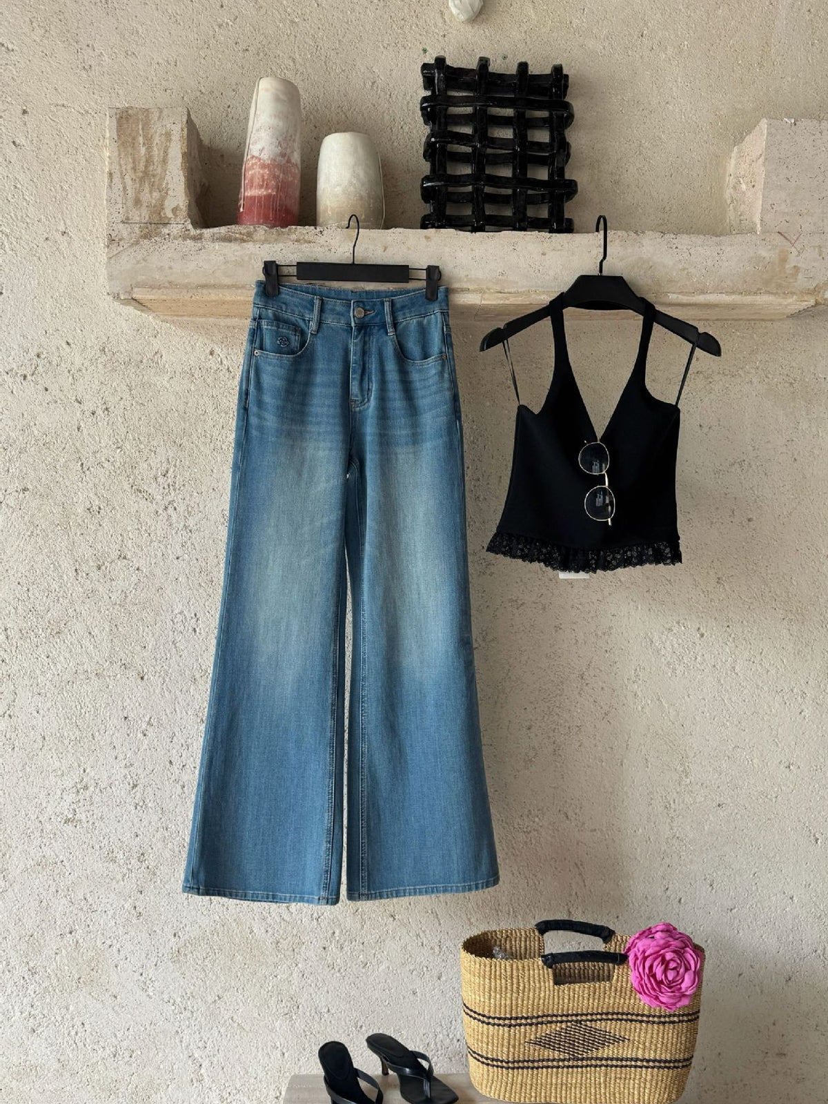 High-Waist Flare Denim — BL1025