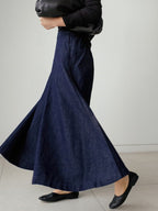 Wide Denim Pants — BL1026