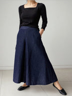 Wide Denim Pants — BL1026