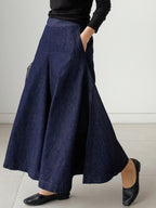 Wide Denim Pants — BL1026