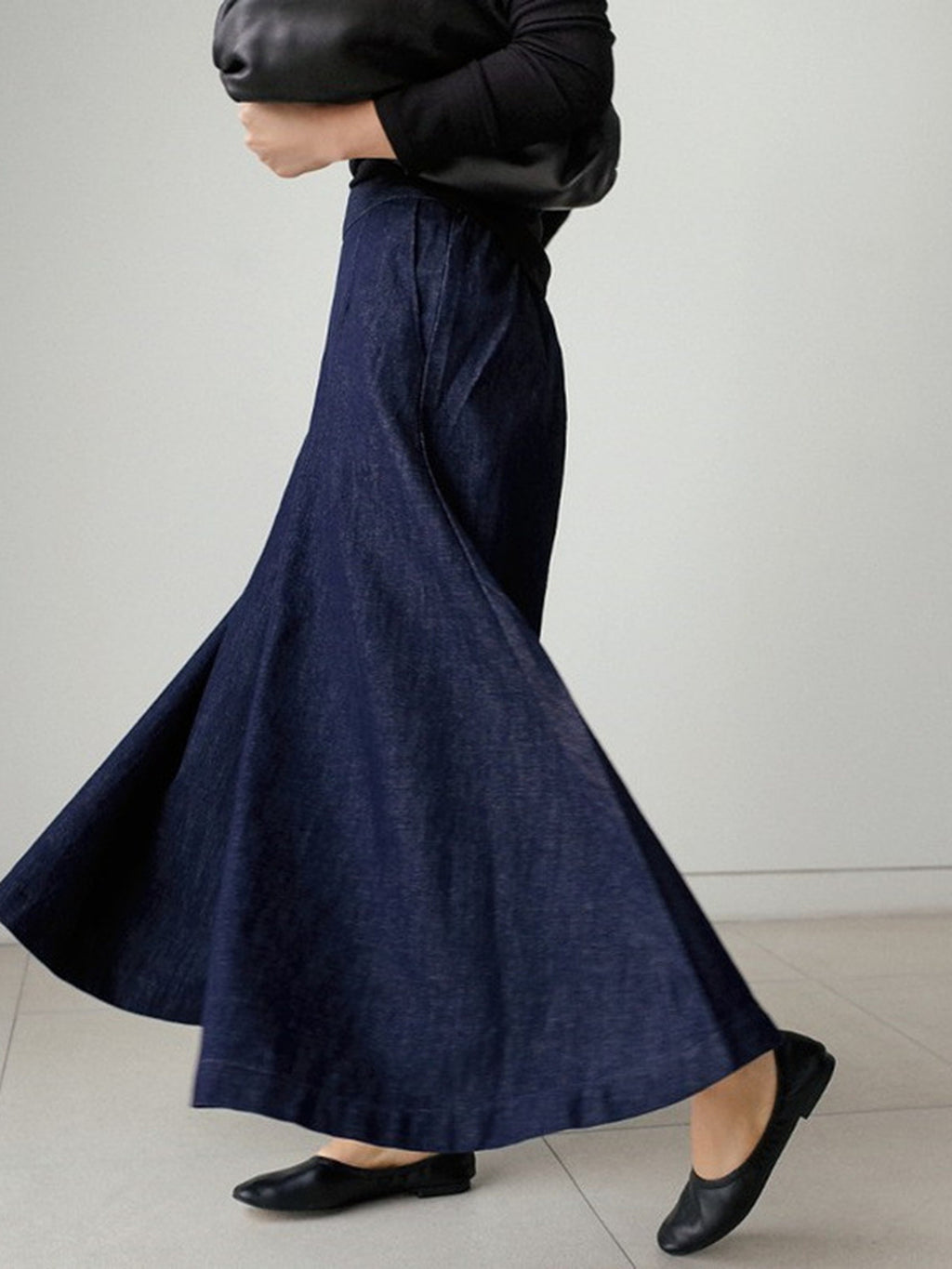 Wide Denim Pants — BL1026