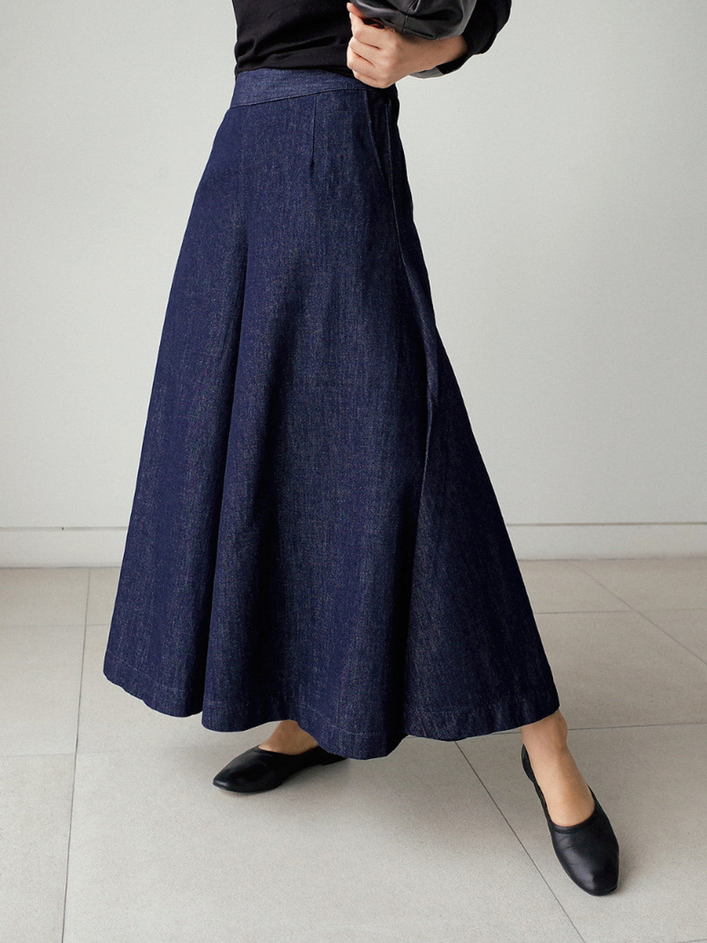 Wide Denim Pants — BL1026
