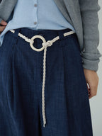 Minimal Drape Wide Denim Pants — BL1027