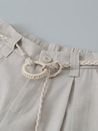Minimal Drape Wide Denim Pants — BL1027