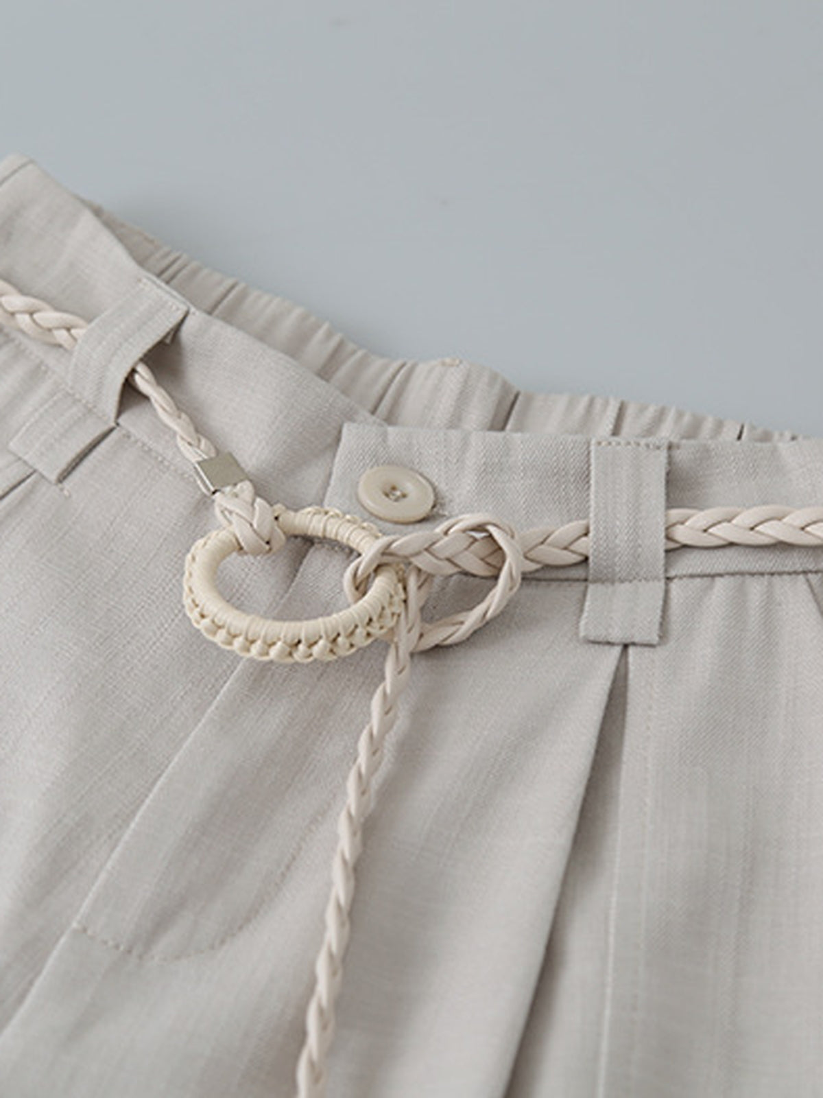 Minimal Drape Wide Denim Pants — BL1027