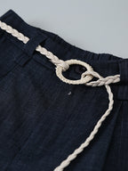 Minimal Drape Wide Denim Pants — BL1027