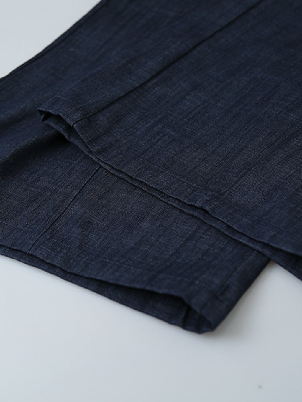 Minimal Drape Wide Denim Pants — BL1027