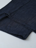 Minimal Drape Wide Denim Pants — BL1027