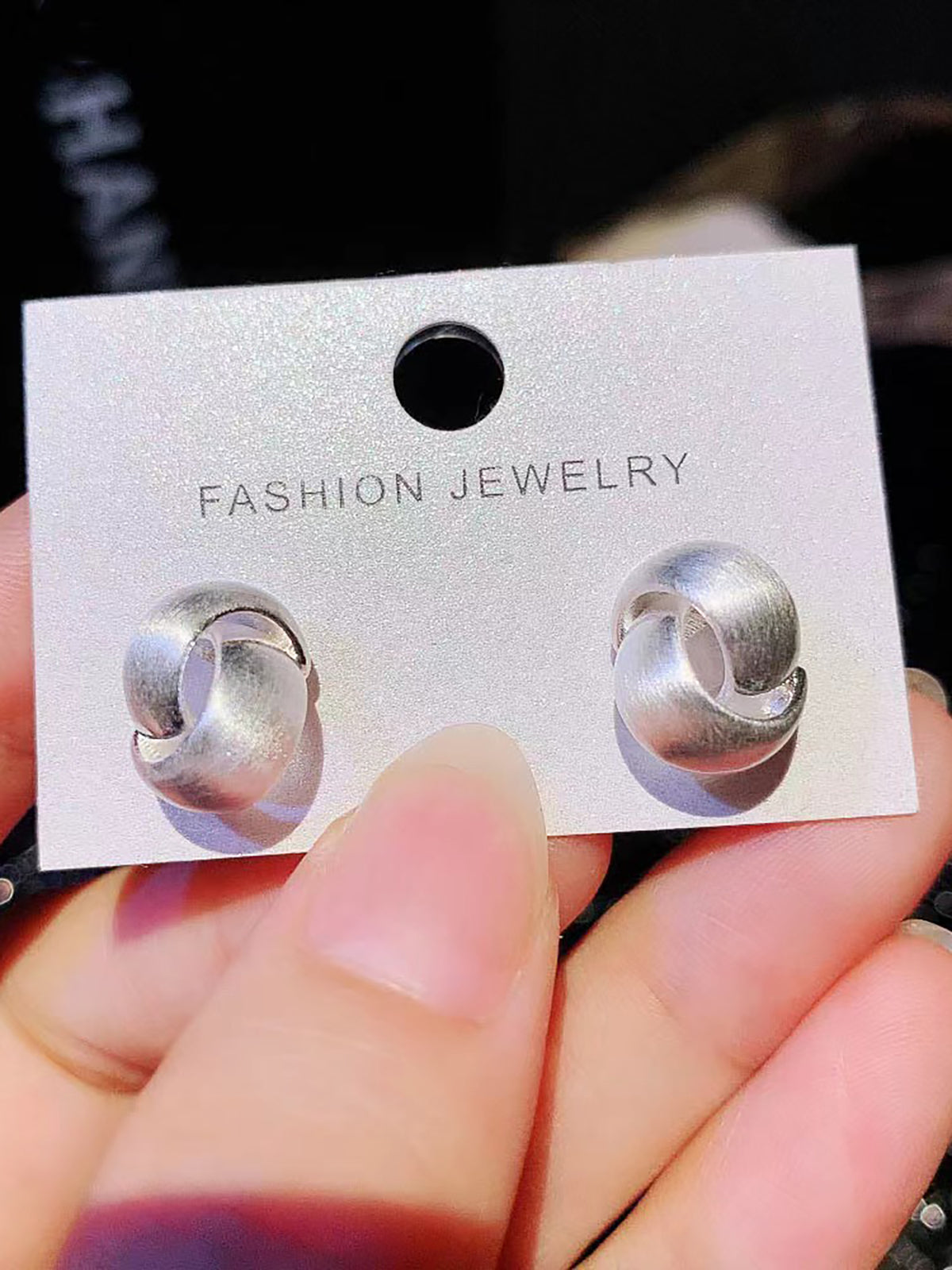 Double Wide Hoop Pierced Earrings — BL1031