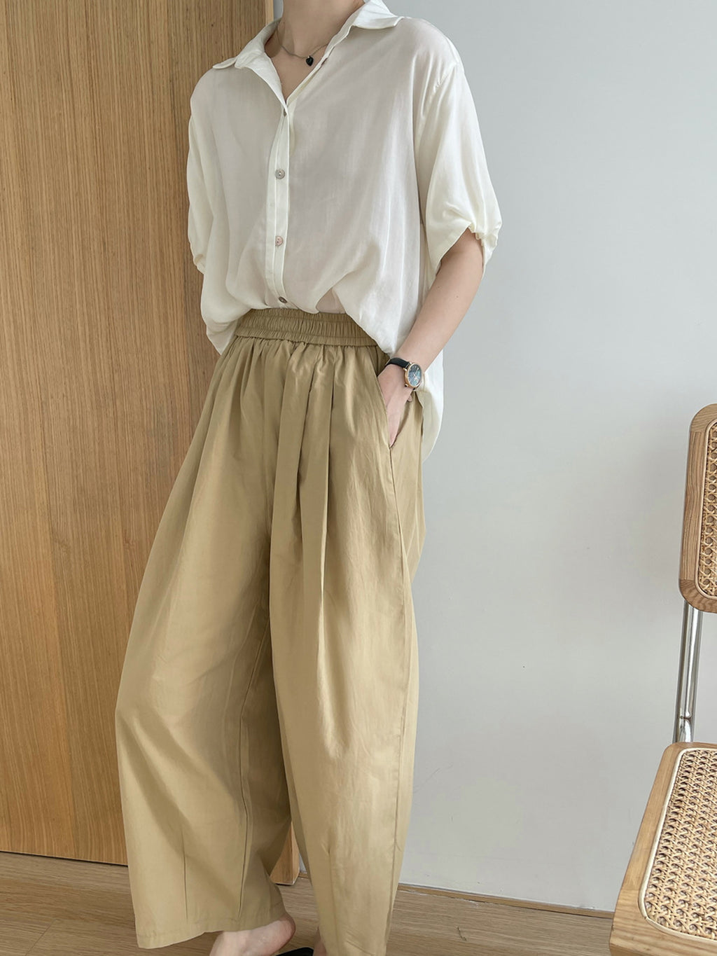 High Waist Tapered Pants — BL1035