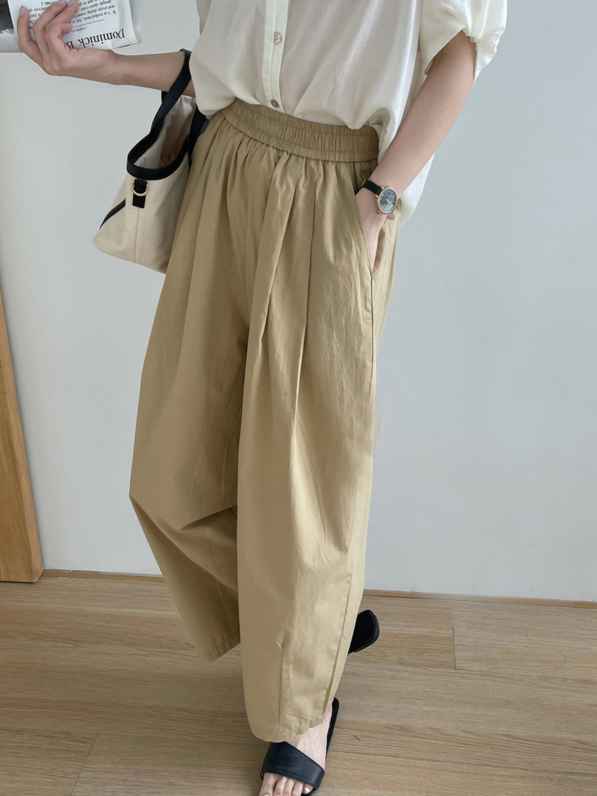 High Waist Tapered Pants — BL1035