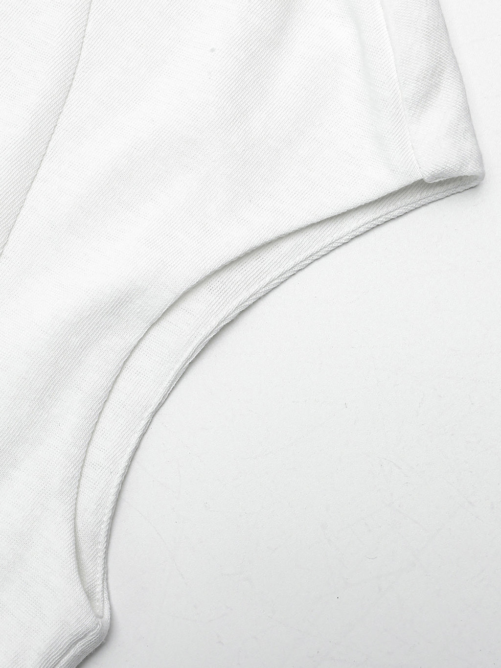 Cotton Linen French Sleeve Knit Tee — BL1041