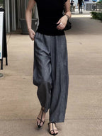 Viscose Blend Fluid Wide Leg Pants — BL1102