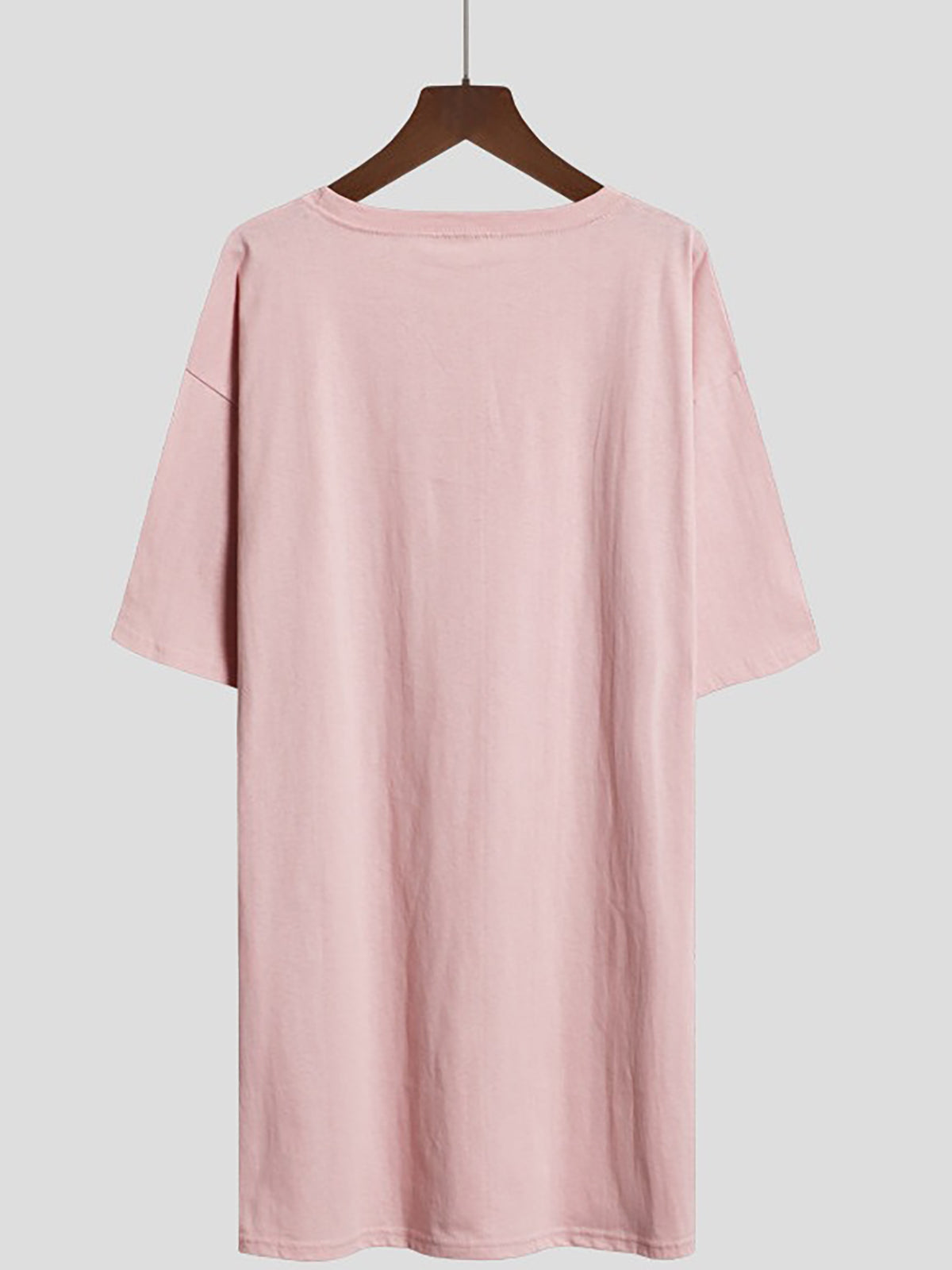 Side Slit Cotton Longline Tops — BL1119