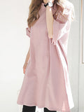 Side Slit Cotton Longline Tops — BL1119