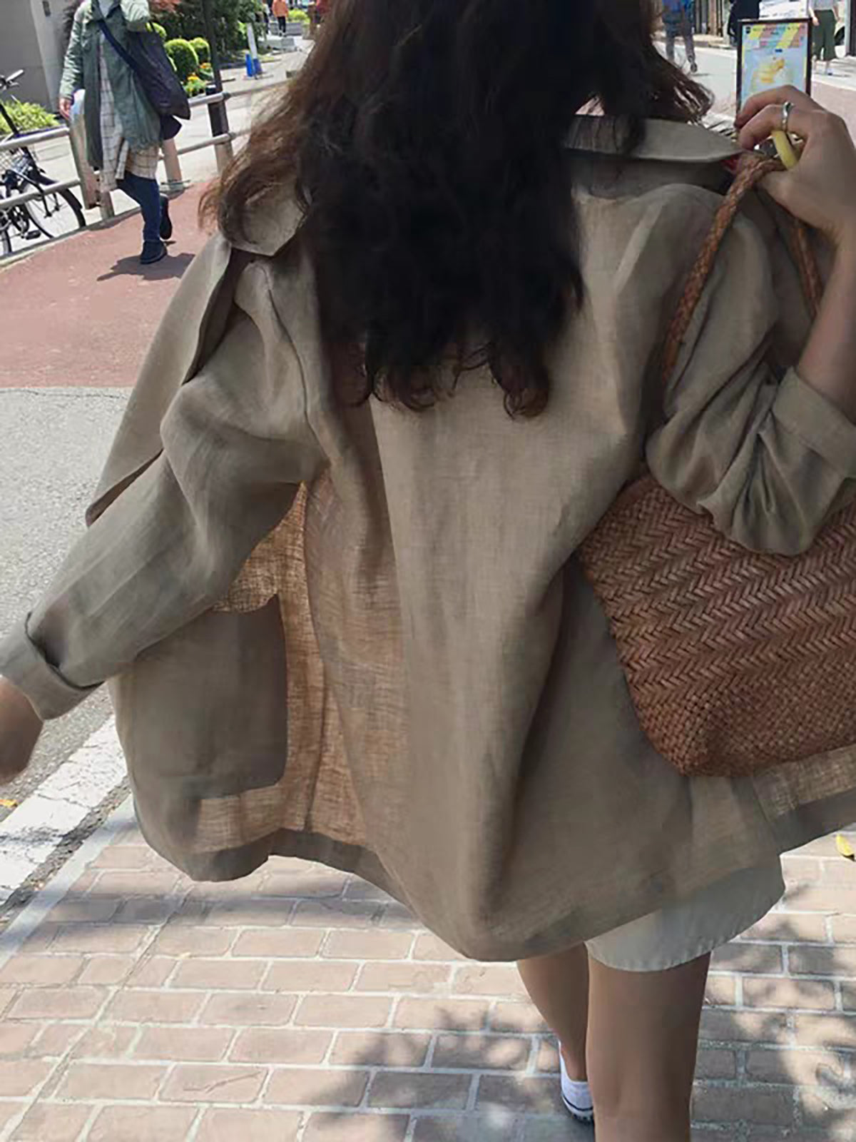 Linen Blend Light Relaxed Jacket — BL1121