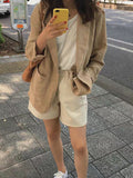 Linen Blend Light Relaxed Jacket — BL1121